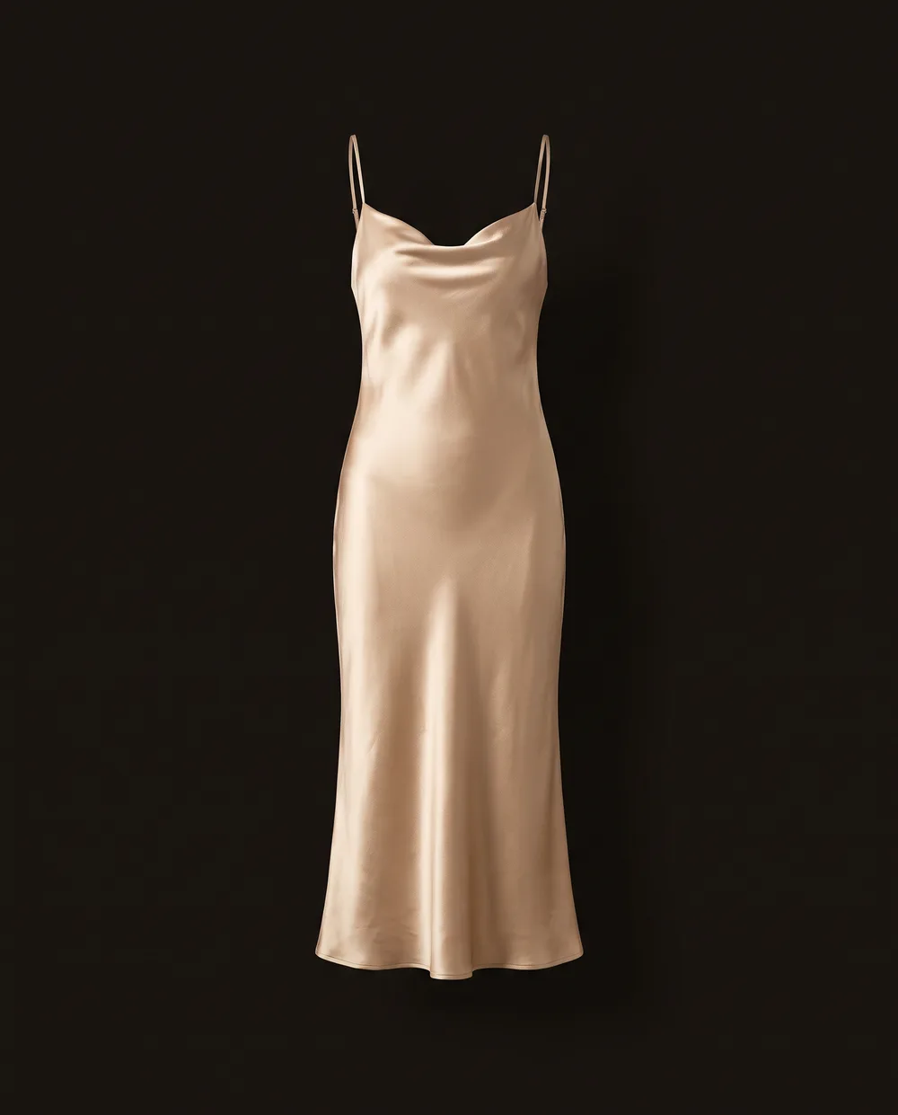 Mango satin slip dress